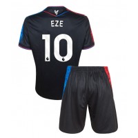 Camisa de Futebol Crystal Palace Eberechi Eze #10 Equipamento Alternativo Infantil 2024-25 Manga Curta (+ Calças curtas)